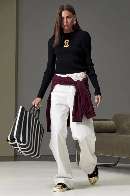 Женские джинсы Hermes premium - White