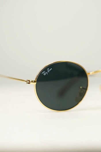 Солнцезащитные очки Ray-Ban Oval Metal - Black   