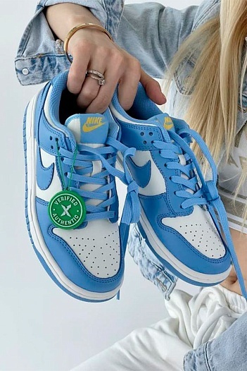 Кроссовки Nike SB Dunk Low - Blue / White   