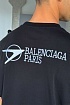 Оверсайз футболка Balenciaga Paris - Black