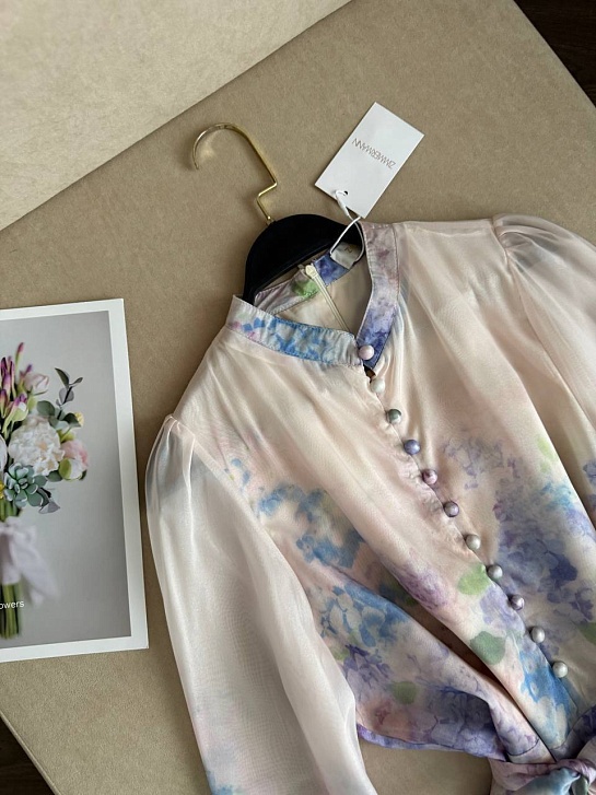 Женское платье с цветочным принтом Zimmermann premium