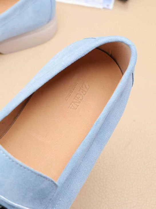 Мужские замшевые лоферы Ermenegildo Zegna