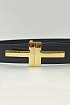 Двусторонний кожаный ремень Tom Ford (ширина 3.8 см, длина 120 см)
