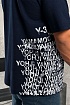 Мужская тёмно-синяя футболка Y-3 Yohji Yamamoto