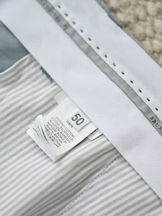 Мужские голубые шорты Brunello Cucinelli premium