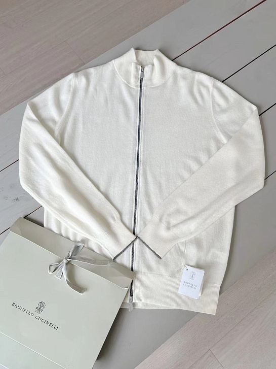 Кашемировый свитер Brunello Cucinelli Premium - White