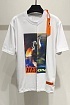 Белая оверсайз футболка Heron Preston Split Light Herons