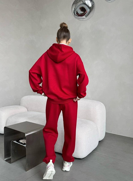 Женский красный костюм Loewe premium