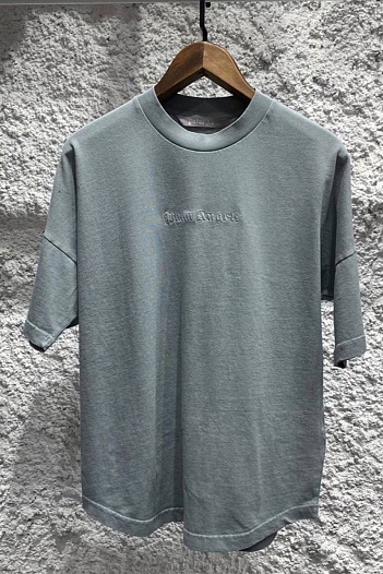 Светло-зелёная оверсайз футболка Palm Angels   