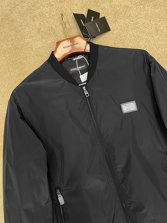 Мужская чёрная ветровка Dolce & Gabbana 