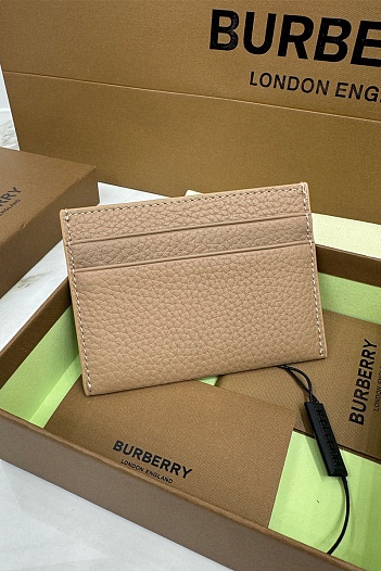 Кожаный кардхолдер Burberry Premium 10x7 см   