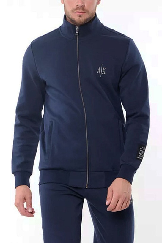 Кофта на молнии Armani Exchange Icon Period - Navy