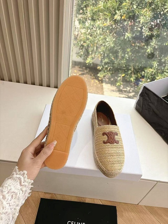 Женские эспадрильи Celine Premium - Beige