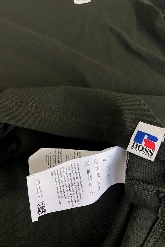 Мужская чёрная футболка Hugo Boss