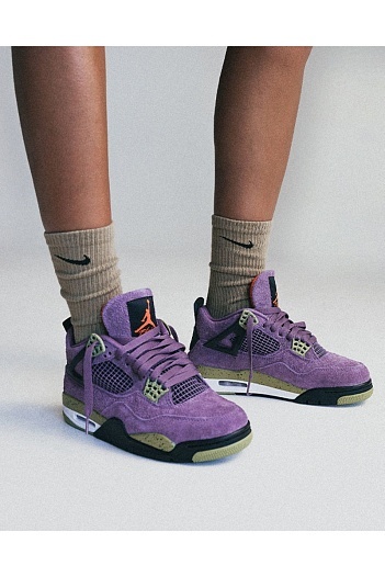 Кроссовки Nike Air Jordan 4  "Canyon Purple"   
