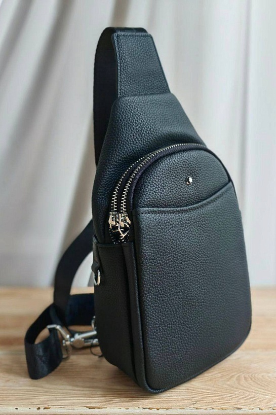 Кожаная сумка Montblanc Sling 27x15 см