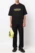 Чёрная оверсайз футболка Balenciaga