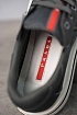Комбинированные кроссовки Prada logo-stripe - Grey