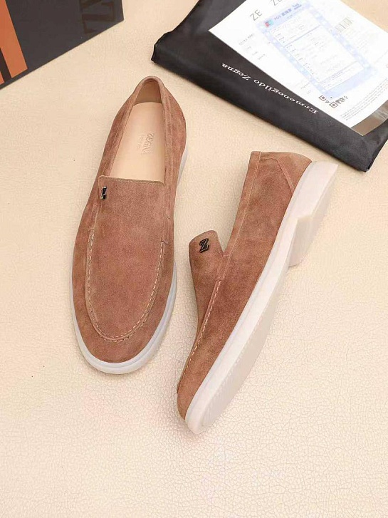 Мужские замшевые лоферы Ermenegildo Zegna