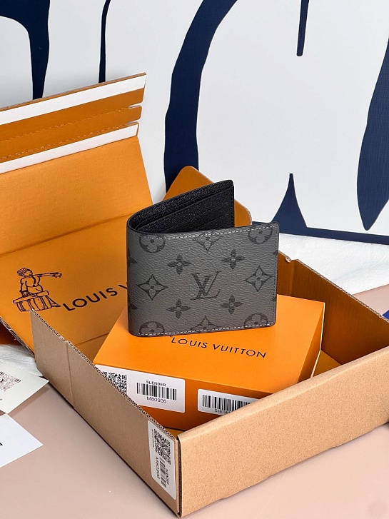 Кожаный кошелёк Louis Vuitton Slender Premium 11x8.5x1 см