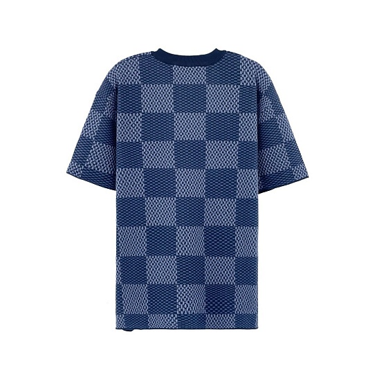 Оверсайз футболка Louis Vuitton Premium crystal logo-patch