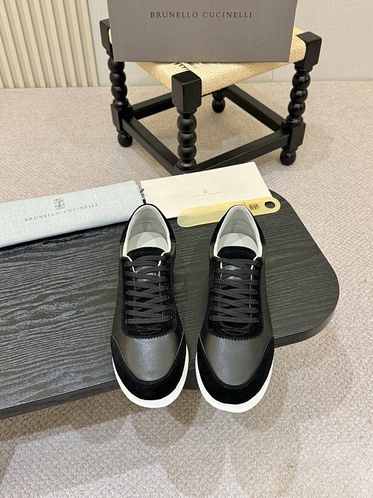 Мужские кроссовки Brunello Cucinelli low-top - Black