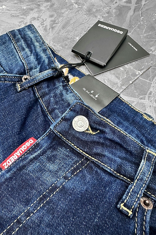 Мужские джинсовые шорты Dsquared2