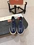 Кожаные кроссовки с мехом Loro Piana high-top