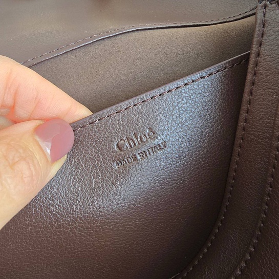 Кожаная сумка Chloe 28x17 см