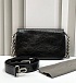 Женская сумка Balenciaga BB Soft Premium 23x14.5x4 см - Black / Silver