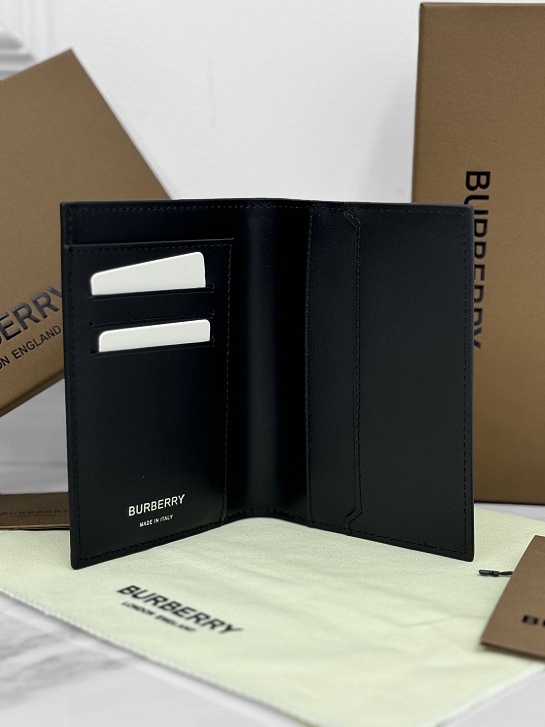 Кожаная обложка для паспорта Burberry Check Premium 14x10x2 см