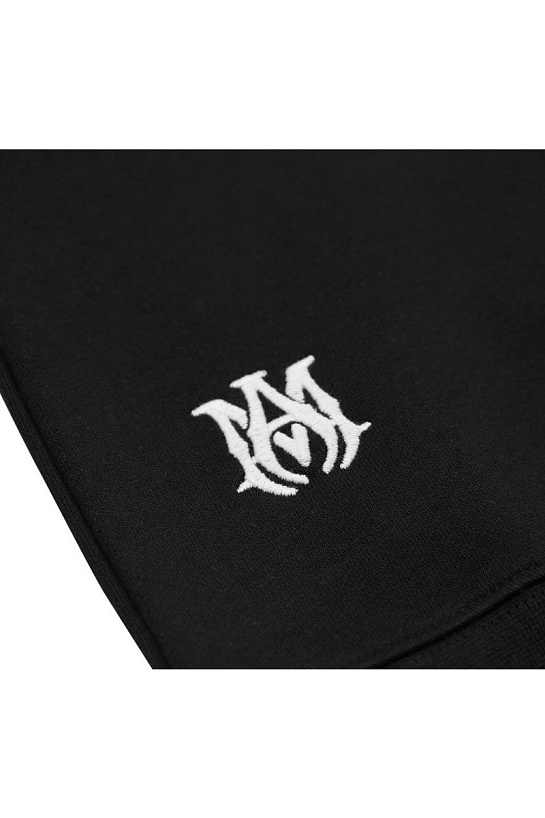 Мужской чёрный свитшот Amiri script embroidery