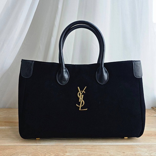 Замшевая сумка Yves Saint Laurent 39x23 см   