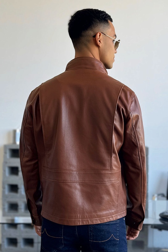 Мужская кожаная куртка Tod's Premium