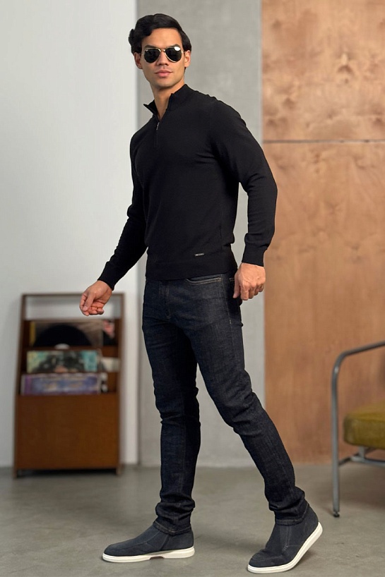 Мужские тёмно-синие джинсы Dolce & Gabbana