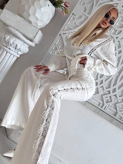 Женский костюм Zimmermann Premium - White   