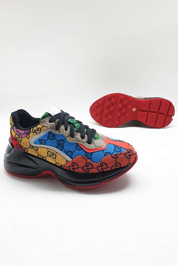 Женские кроссовки Gucci GG Rhyton - Mix   