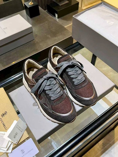 Женские кроссовки Brunello Cucinelli premium   