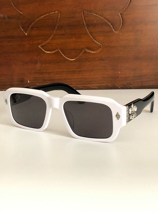 Солнцезащитные очки Chrome Hearts square-frame - White