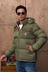 Мужская куртка Moncler зелёного цвета