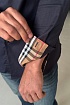 Мужская рубашка Burberry logo-embroidered - Navy