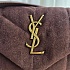Замшевая сумка Yves Saint Laurent Lou Puffer 30x19 см