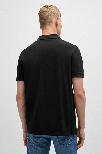 Мужское поло Hermes Premium - Black   