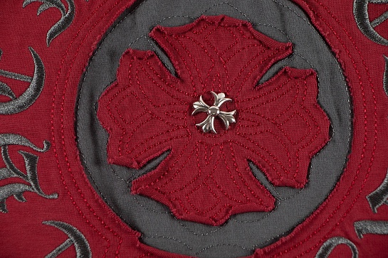 Серая оверсайз футболка Gothic logo