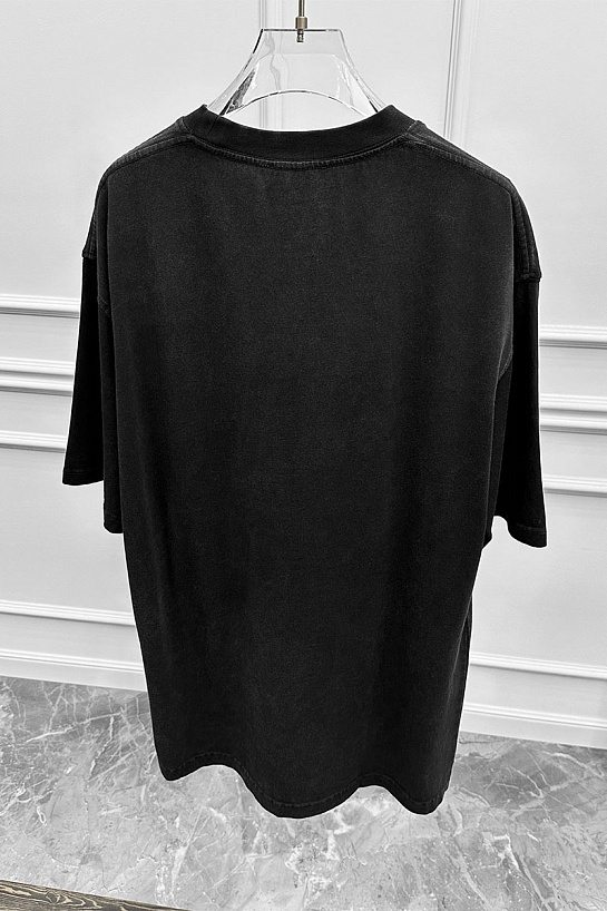 Чёрная оверсайз футболка Balenciaga Year Of The Tiger
