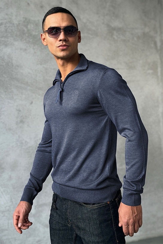 Мужская кофта Billionaire zip-up - Indigo