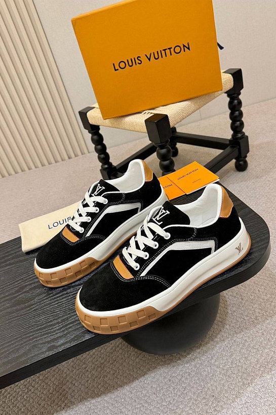 Мужские кроссовки Louis Vuitton Tilted - Black