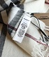 Шарф Burberry Check premium 168x30 см - White