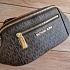 Кожаная поясная сумка Michael Kors Mott 33x16 см - Brown