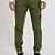 Мужские зелёные джоггеры с патчем Stone Island